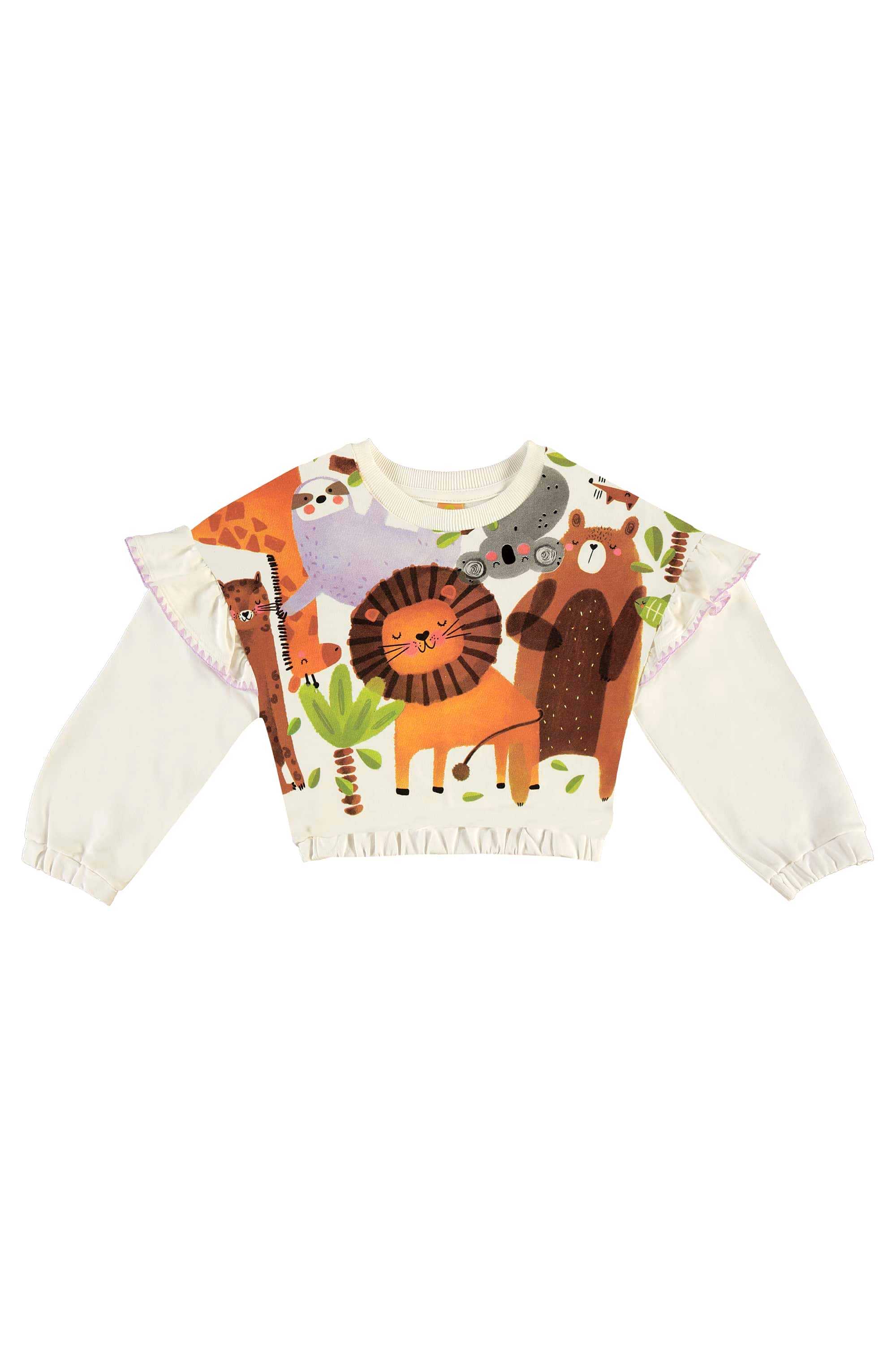 Conjunto Safári Encantado Infantil Feminino (Off White) Três e Já - Imagem 11